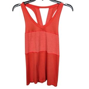 Lululemon‎ Tank Top Womens Racerback Orange Red Workout Exercise Athletic Gym 8?